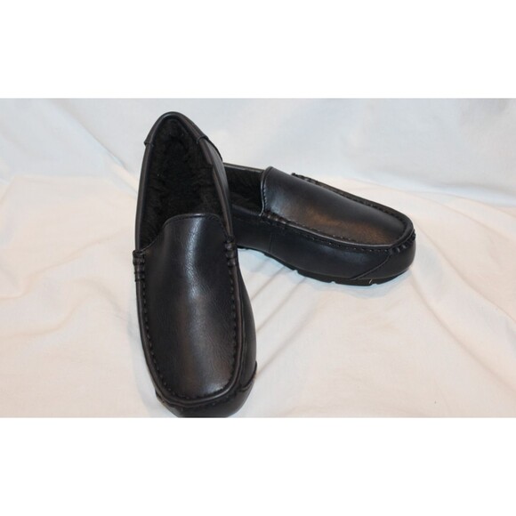 UGG KOOLABURRA MEN\'S SLIP ON FUR LINED SLIPPERS BLACK 7 main image 5